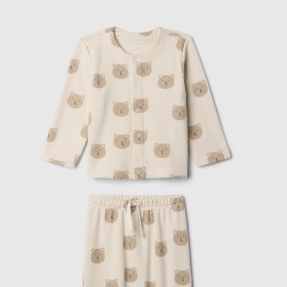 BABY GAP  Bear Print Baby Outfit set NWT 3-6 months